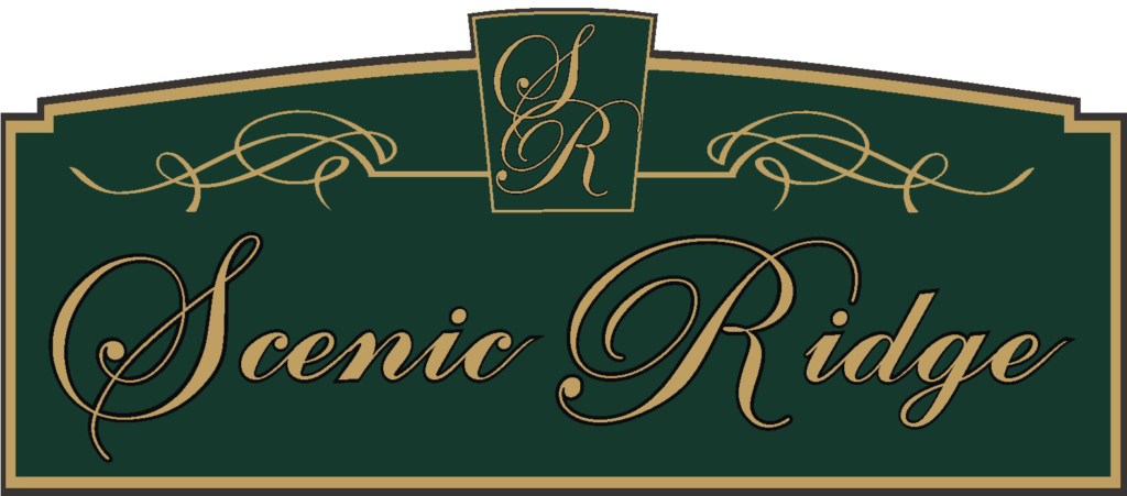 Logo for Scenic Ridge, a new home community by S. Gerald Musser Builder